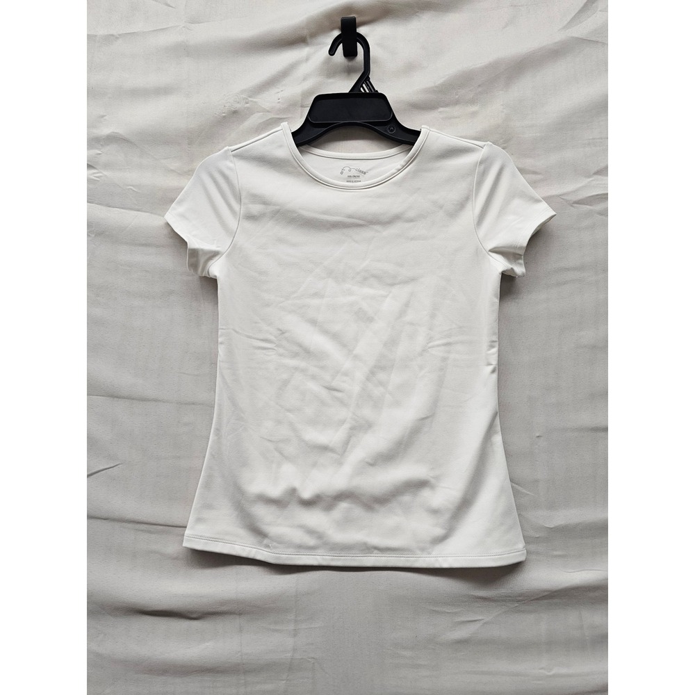 Art Class Girls Short Sleeve T-Shirt White Polyester Blend Casual Size XXL